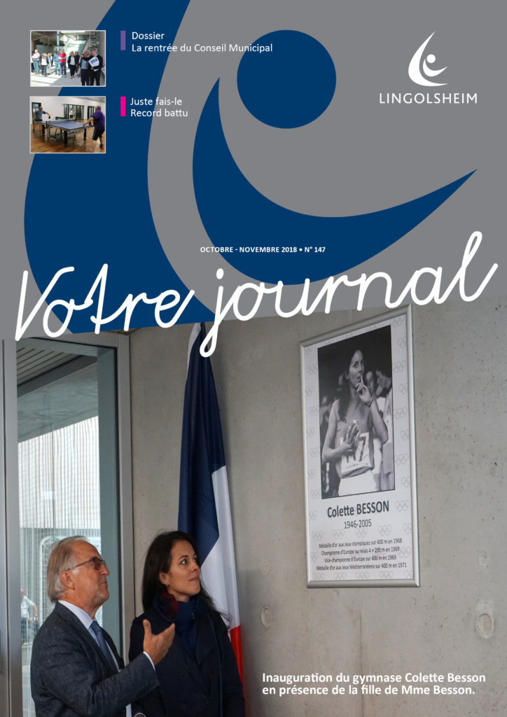 Journal Municipal n°147  Octobre Novembre 2018  Lingolsheim
