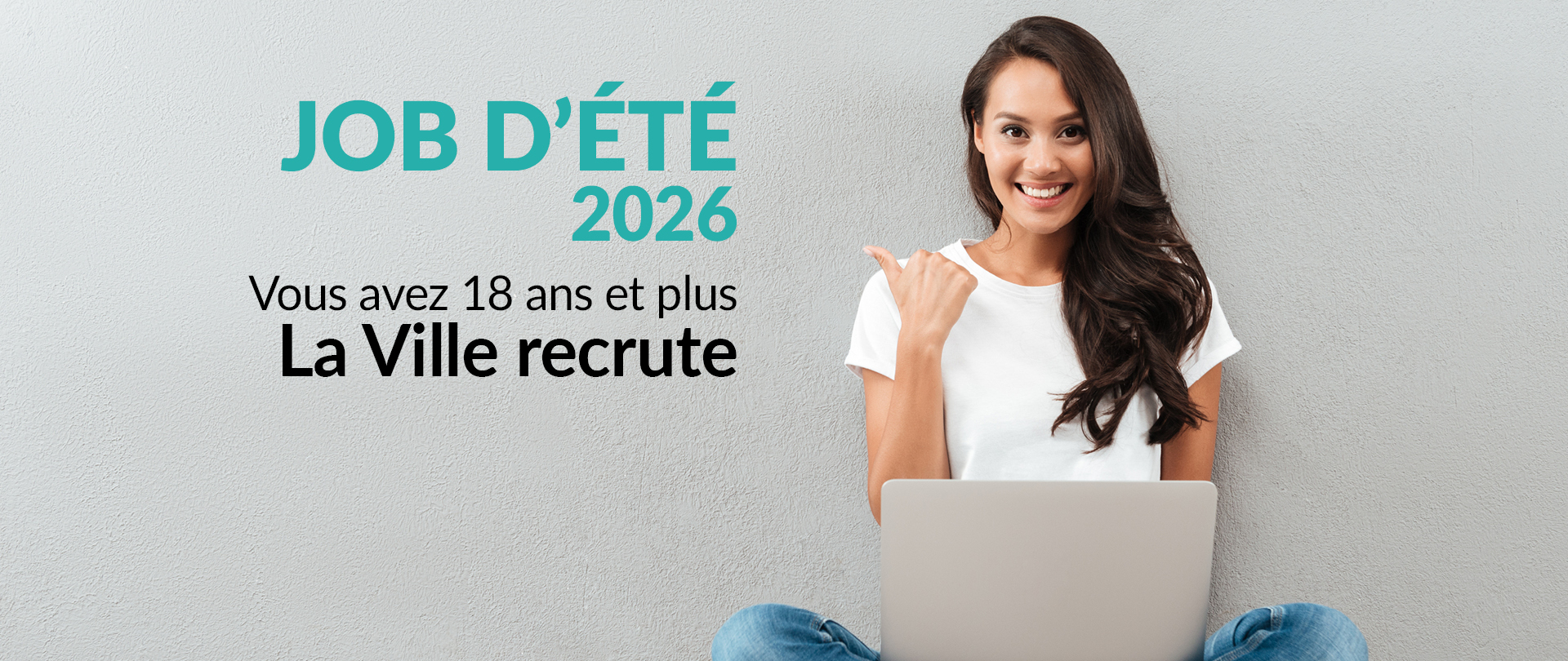 Job d'été 2026, la Ville recrute !